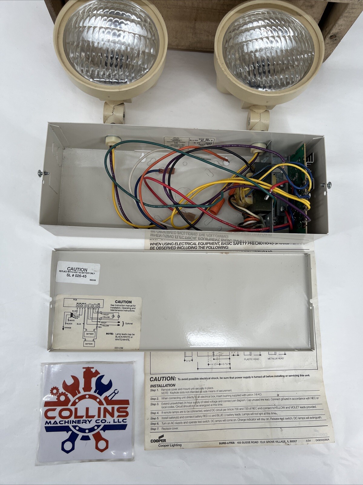 COOPER Sure-lights 5VC07 Flood Lights NOS, 120/277V, Made In USA