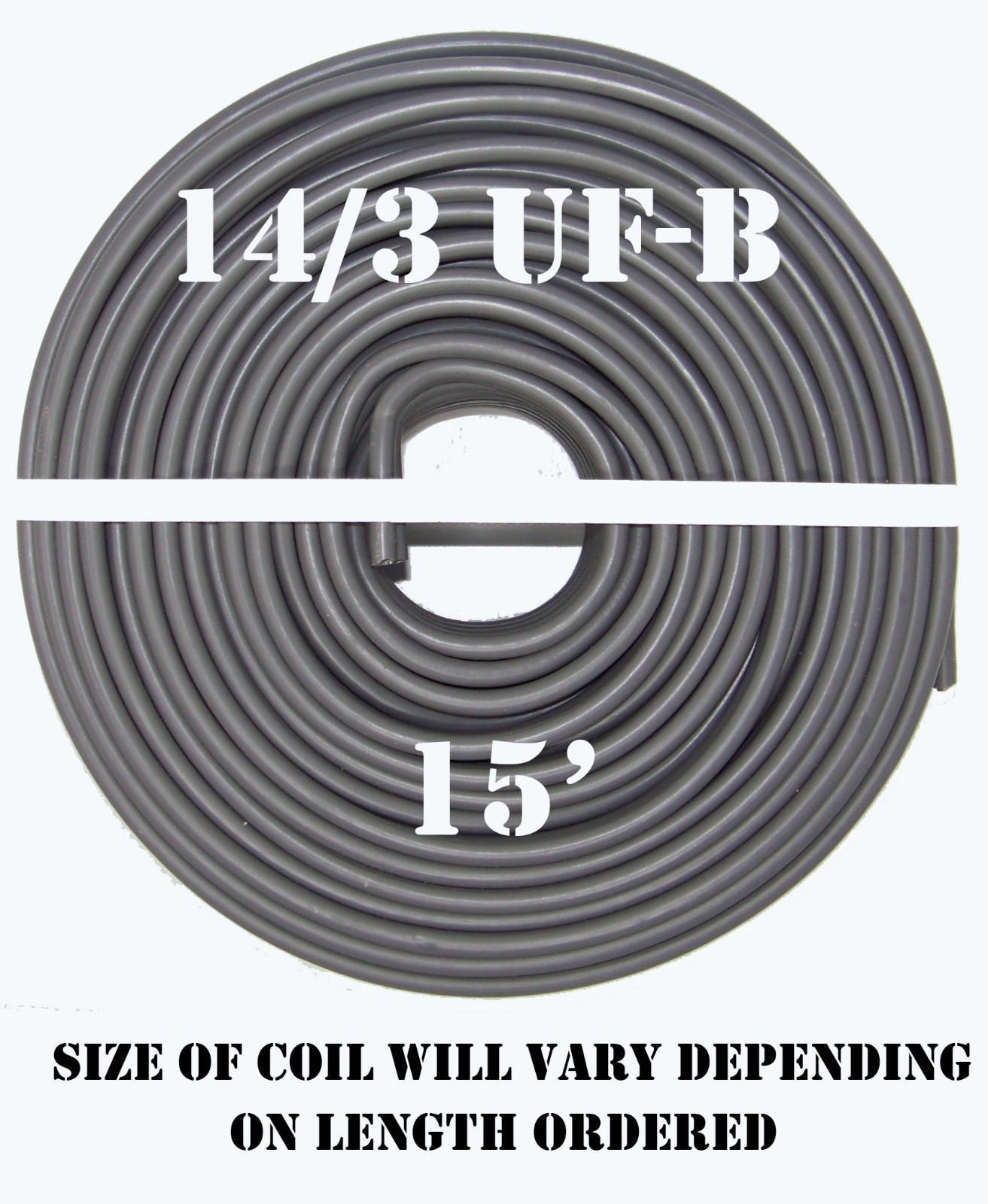 14/3 UF-B x 15′ Southwire Underground Feeder Cable