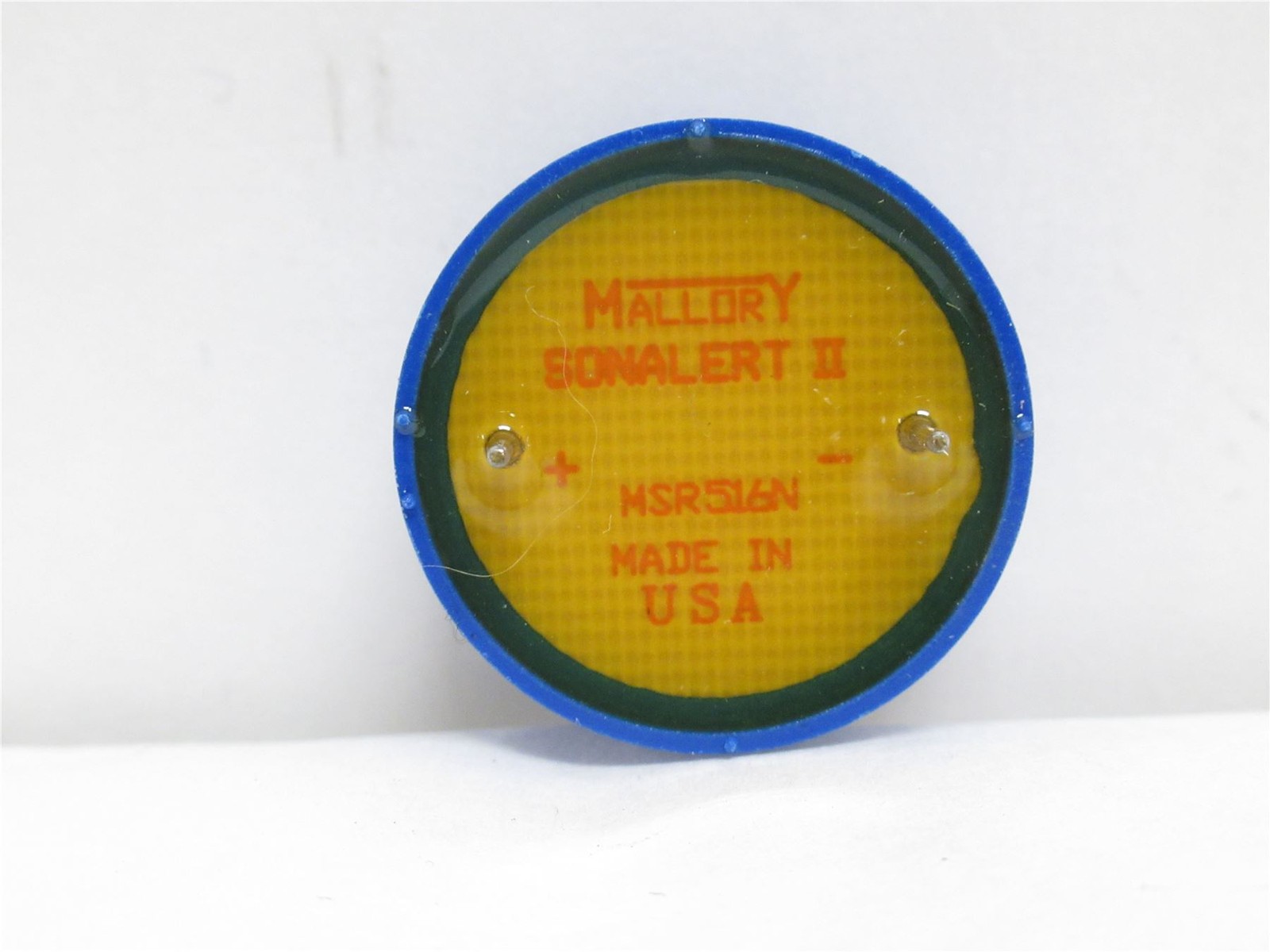 228985 New-No Box; Mallory MSR516N Indicator Buzzer; 16VDC; 75dB; 3.85kHz
