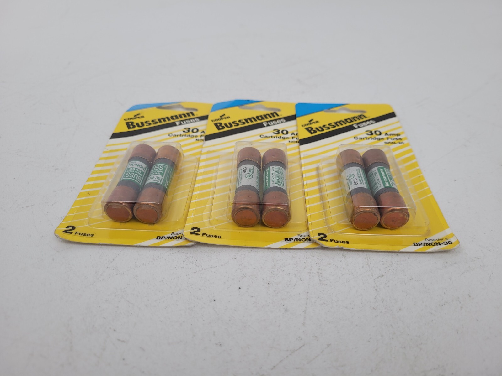 Lot of 3 – NON-30 Bussmann 30 Amp Class K5 Fuses – Next Day Option – New