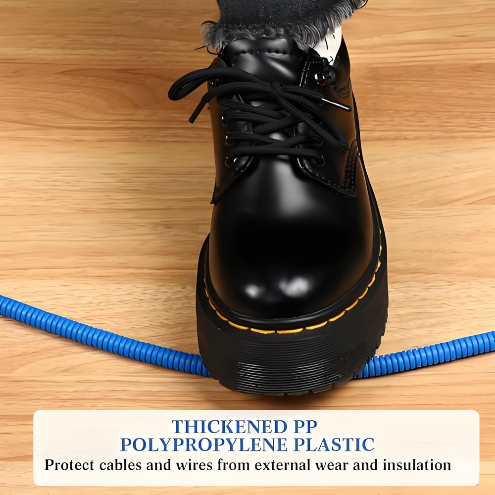 Flexible Conduit Cable Protector Split PP Wire Loom Harness Sheathing Tubing