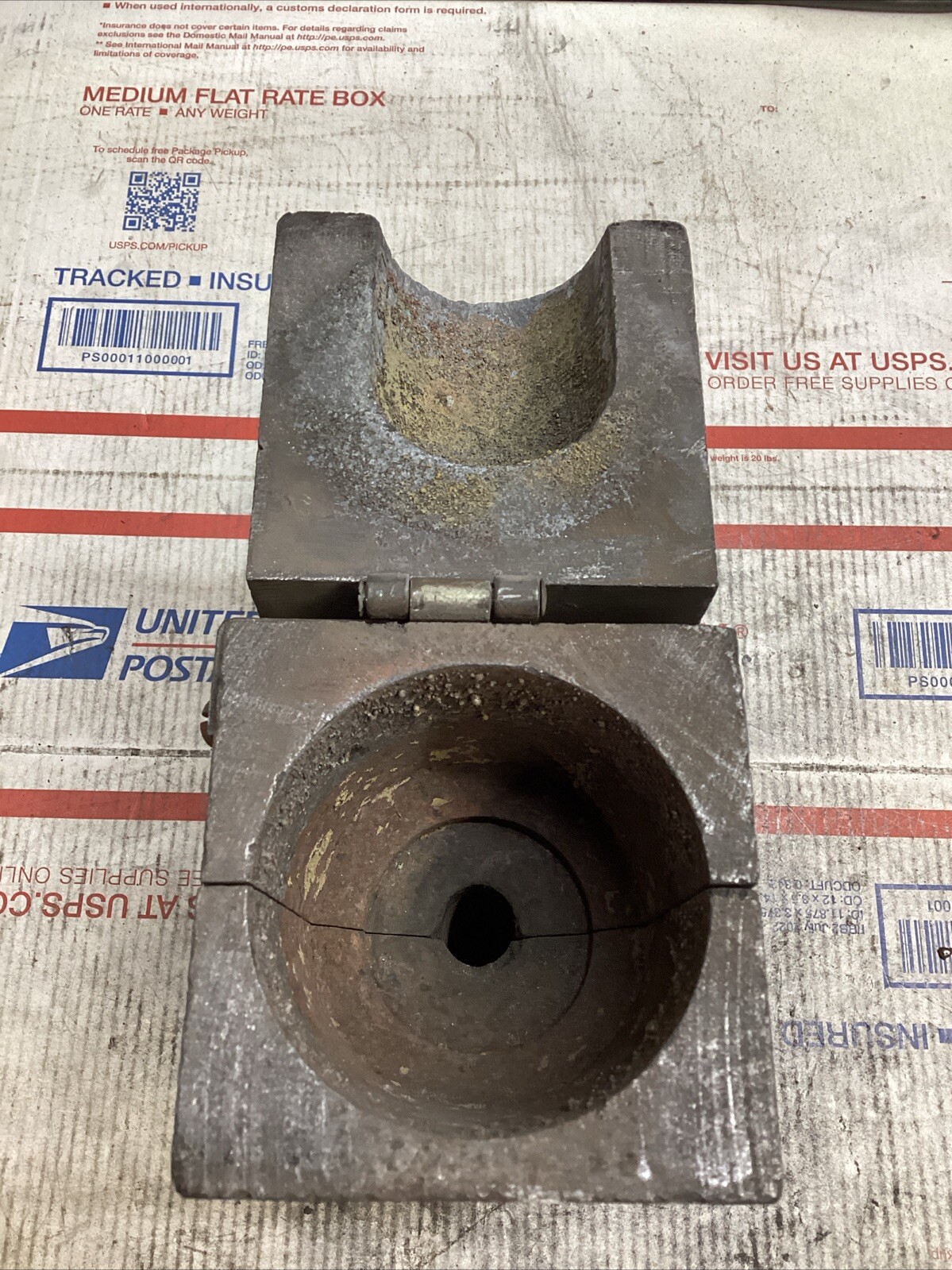 ERICO CADWELD STD RBC-2L MOLD RB 3/0 to 3/4 GR RUN & TAP #200 CART ED4U 3295