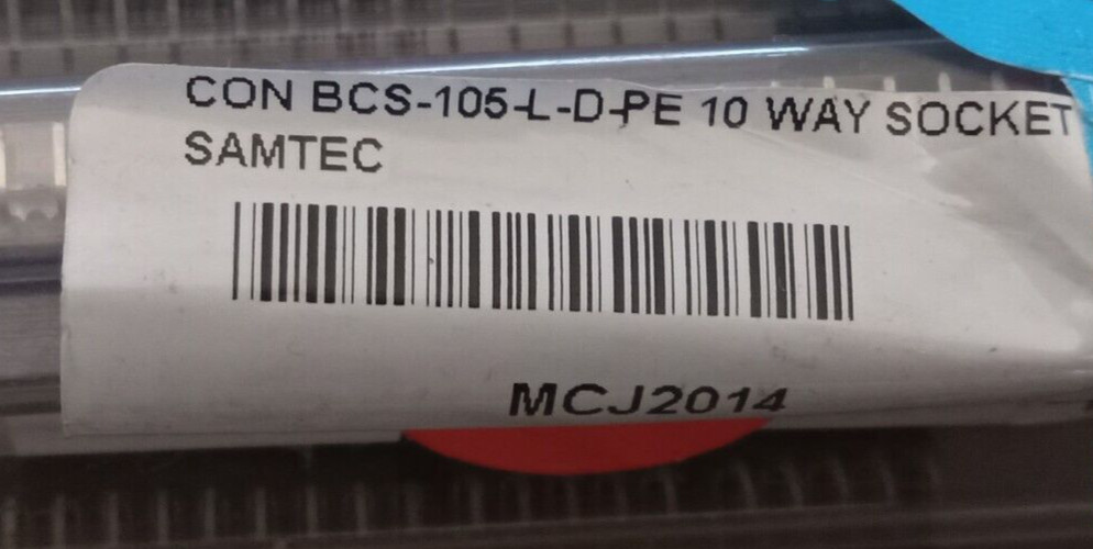 (1 PC) BCS-105-L-D-PE CONV CONN RCPT 10POS 0.1 GOLD PCB