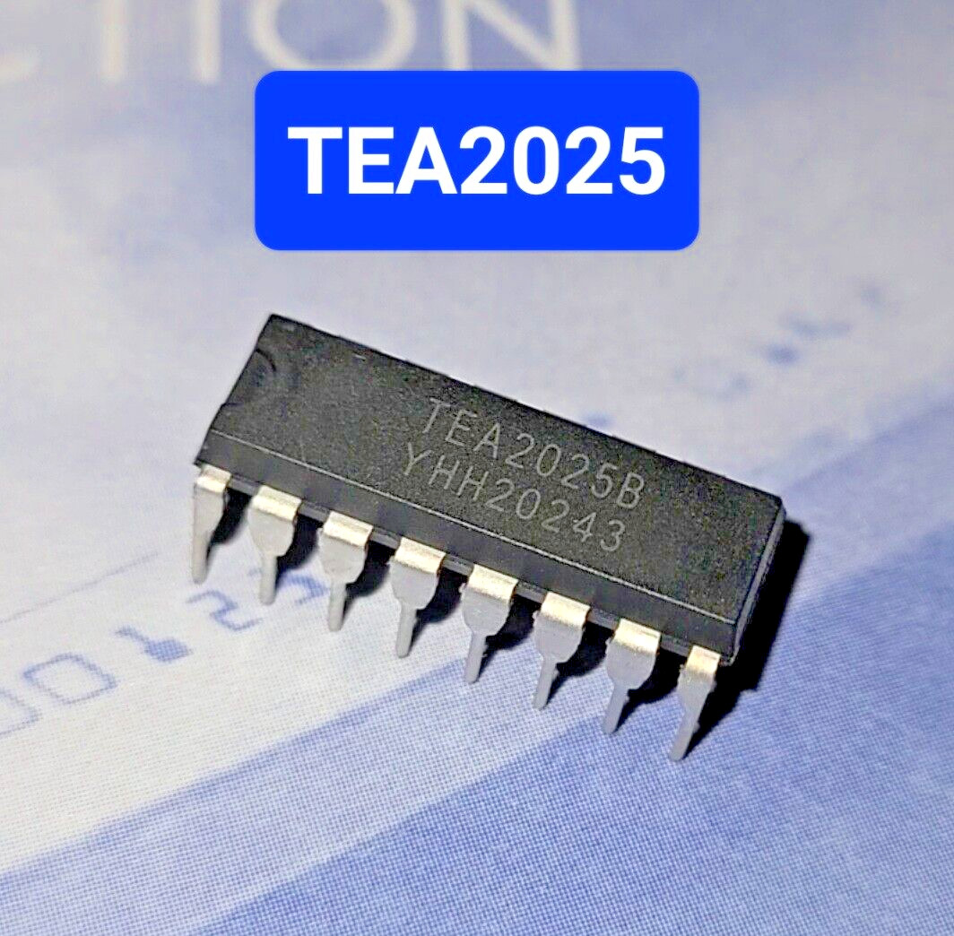 5PCS TEA2025B New Integrated Circuit Audio Amplifier TEA2025 Dip-16