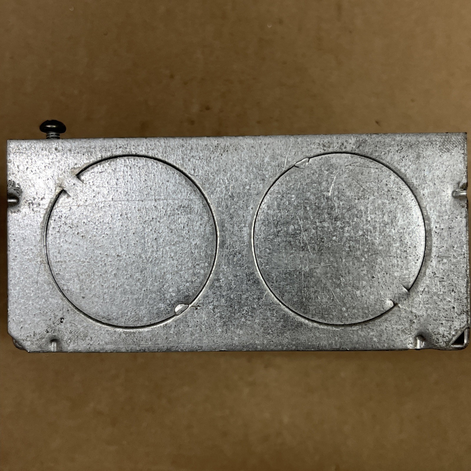 STEEL CITY 72171-1-1/4, Square Outlet Box, 4-11/16 x 2-1/8 x 4-11/16,Welded, 1pc