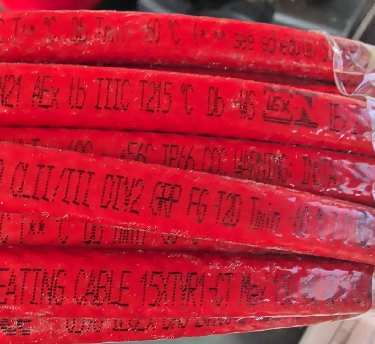 75 Feet – For 110 – Raychem 15XTVR1-CT 15 watt High Temp Heat Trace Cable -New!