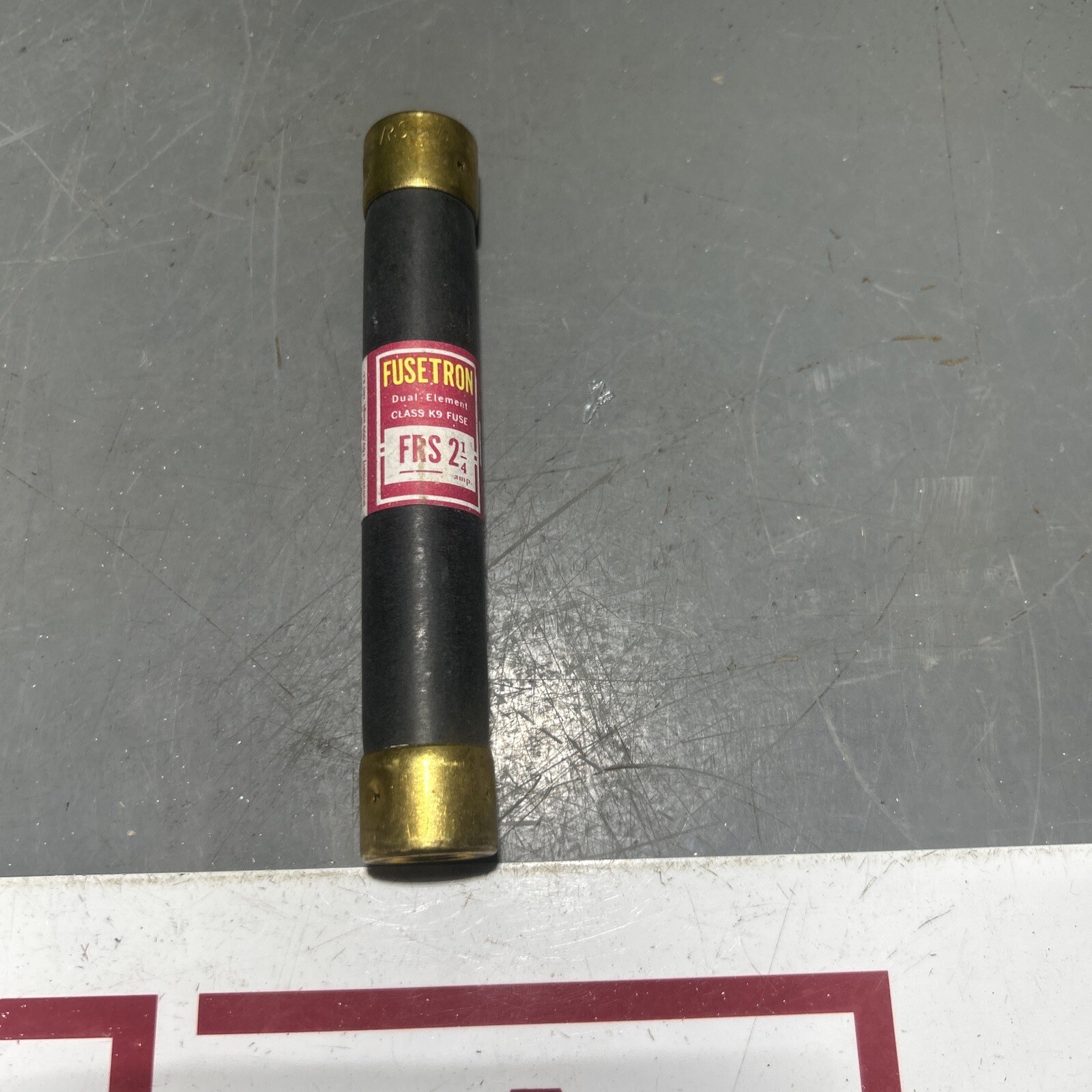 Bussmann Fusetron FRS-2 1/4 2.25A 600VAC Class K9 Fuse