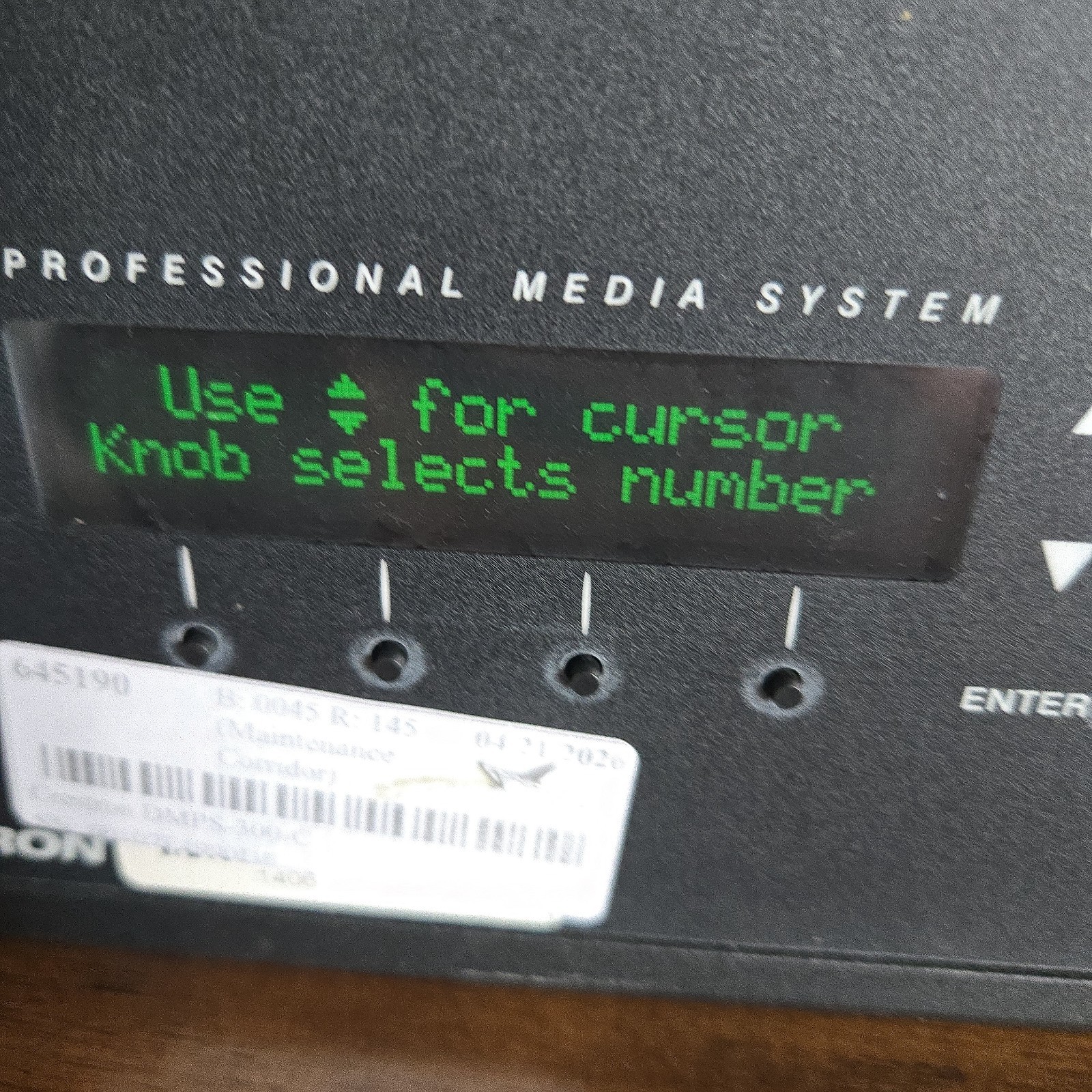 Crestron DMPS-300-C DigitalMedia Presentation System 300 USED