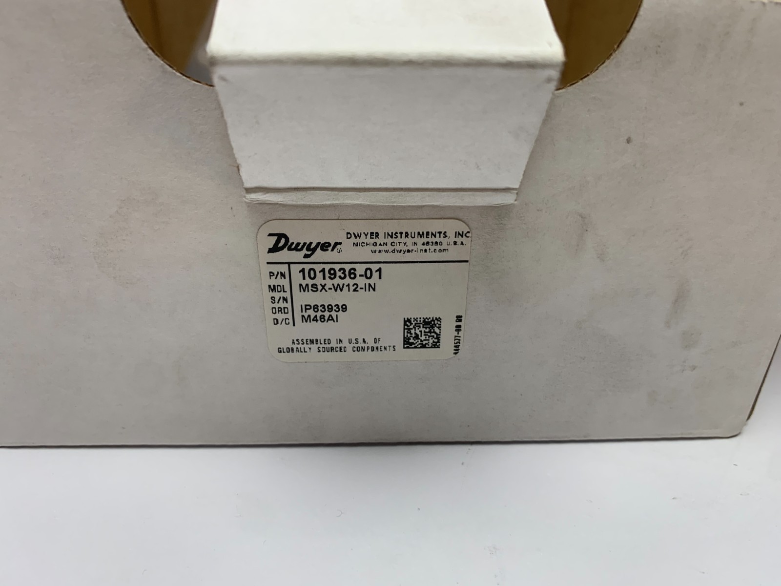 DWYER 101936-01 MSX-W12-IN Differential Pressure Transmitter 0-5” WC FAST SHIP
