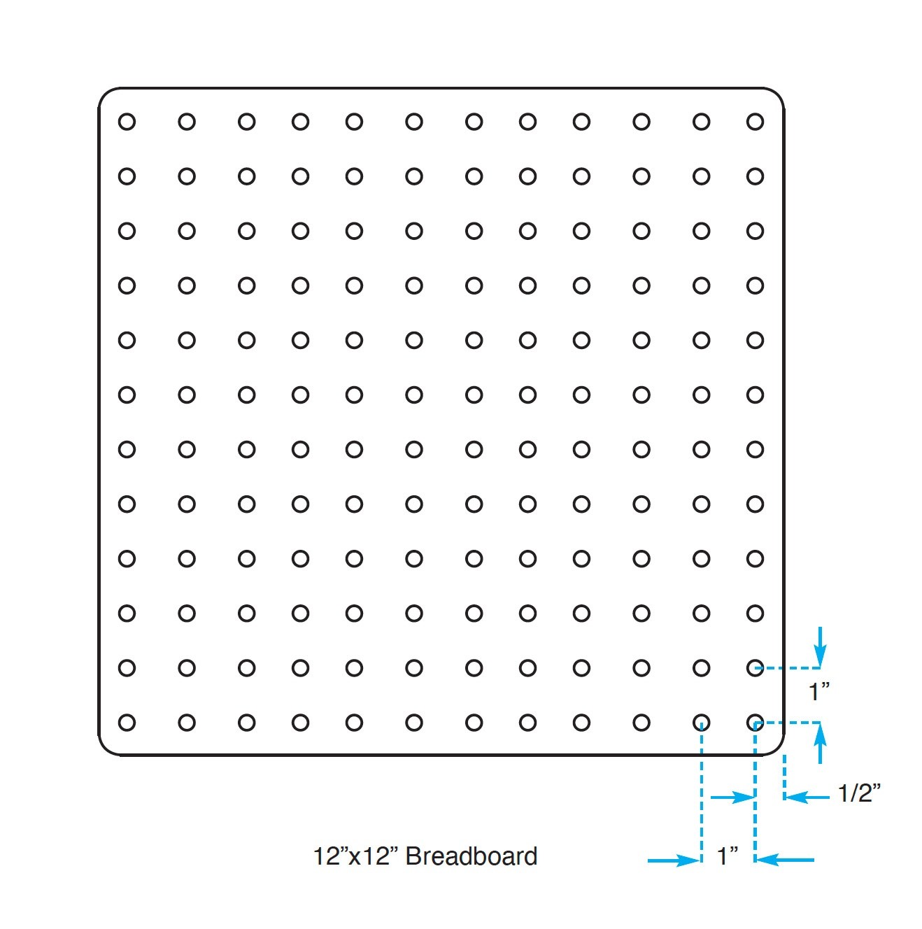 Optical Flat Plate Aluminum Breadboard with Crystal-Clear Dust Cover