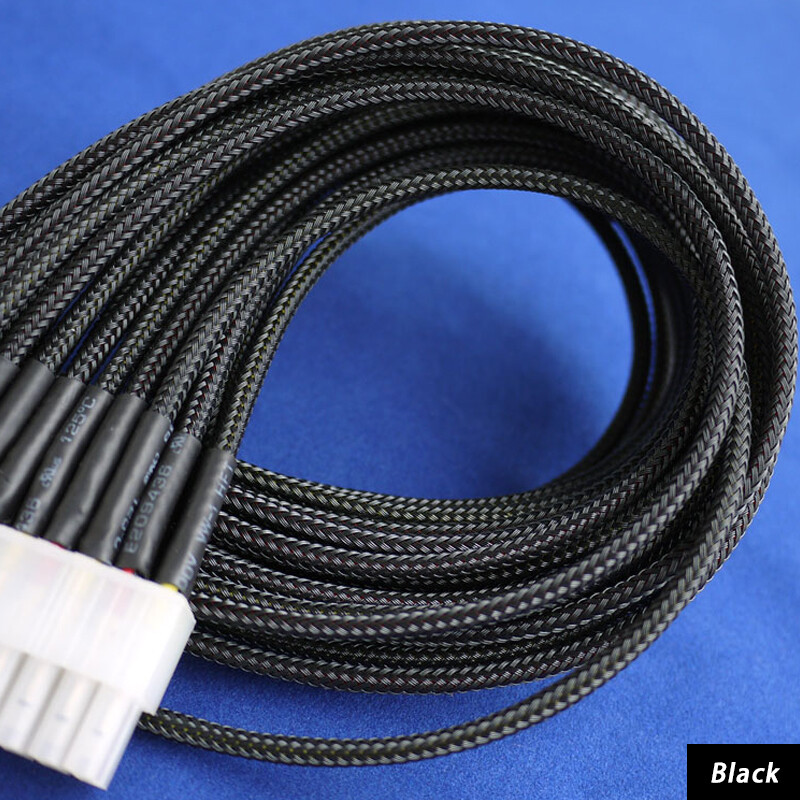 PET Expandable Braided Tube Harness Sheath Cable Wire Sleeving Dense 4mm Width