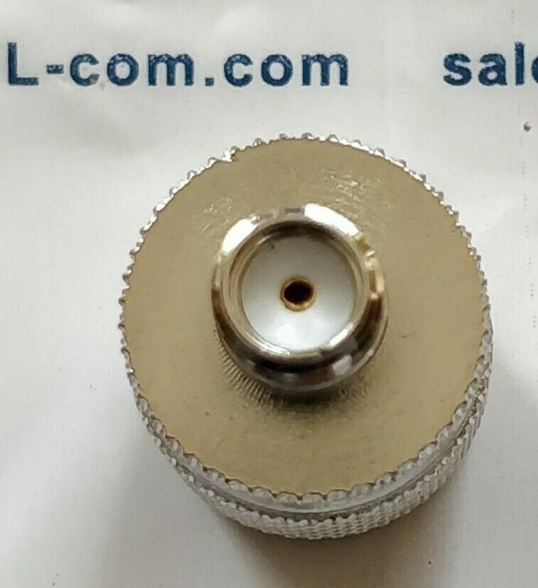 (3pcs) L-COM BA589 Coaxial Adapter TNC Male to SMA Female