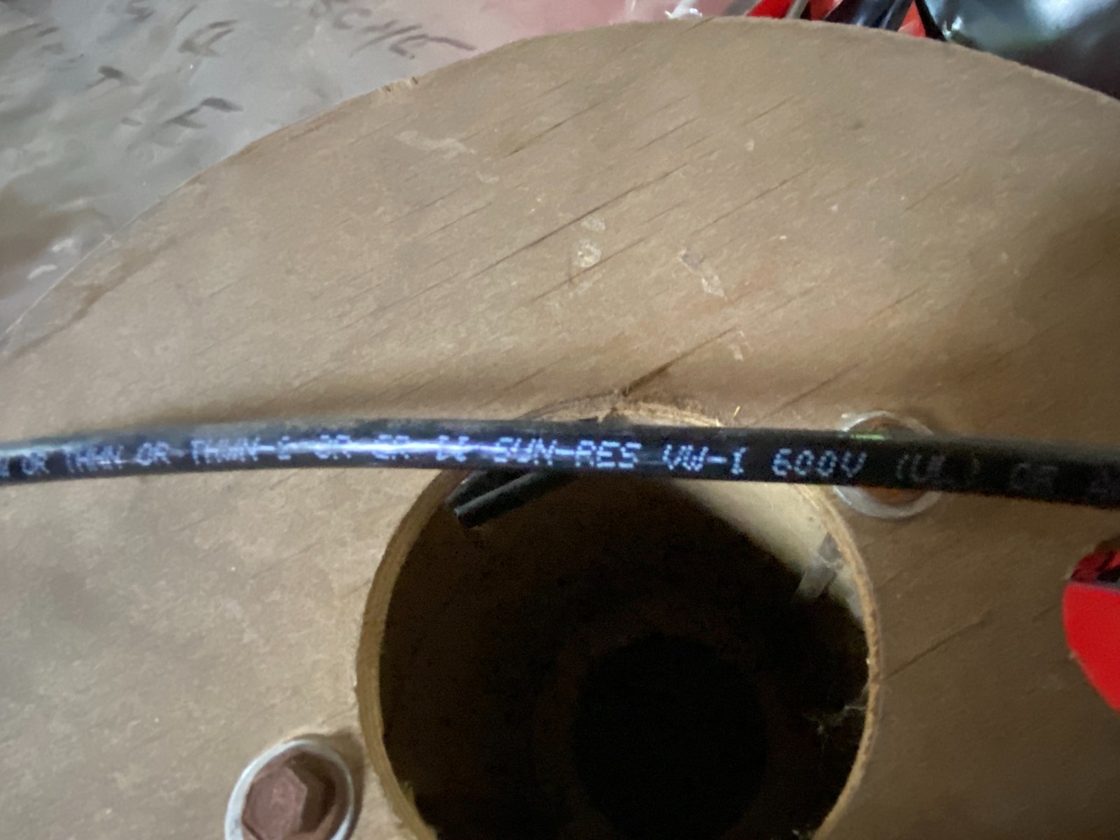 Over 50 feet 6 Gauge AWG THHN Black Stranded Copper Wire 50′ Length Remnant