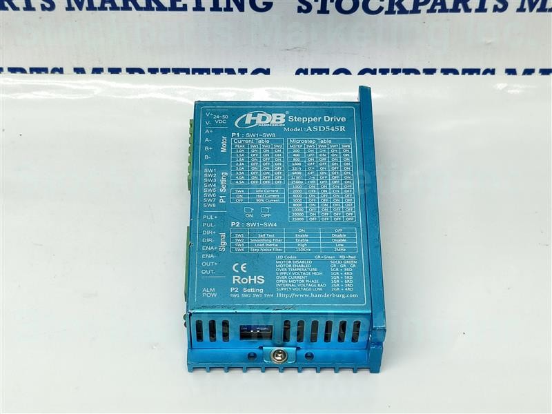 Lot 2pcs Hamderburg ASD545R Stepper Drive 30 Days Warranty Expedited Shipping