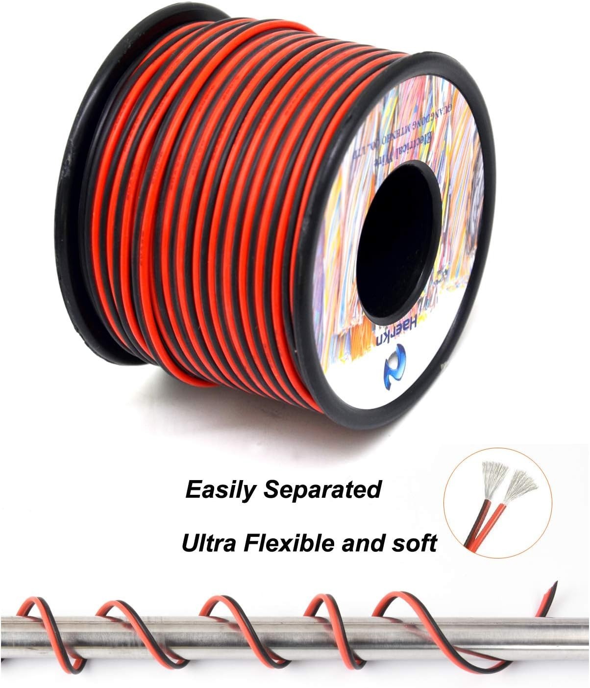 200FT 20 AWG Silicone Wire – Oxygen-Free Copper for Superior Reliability