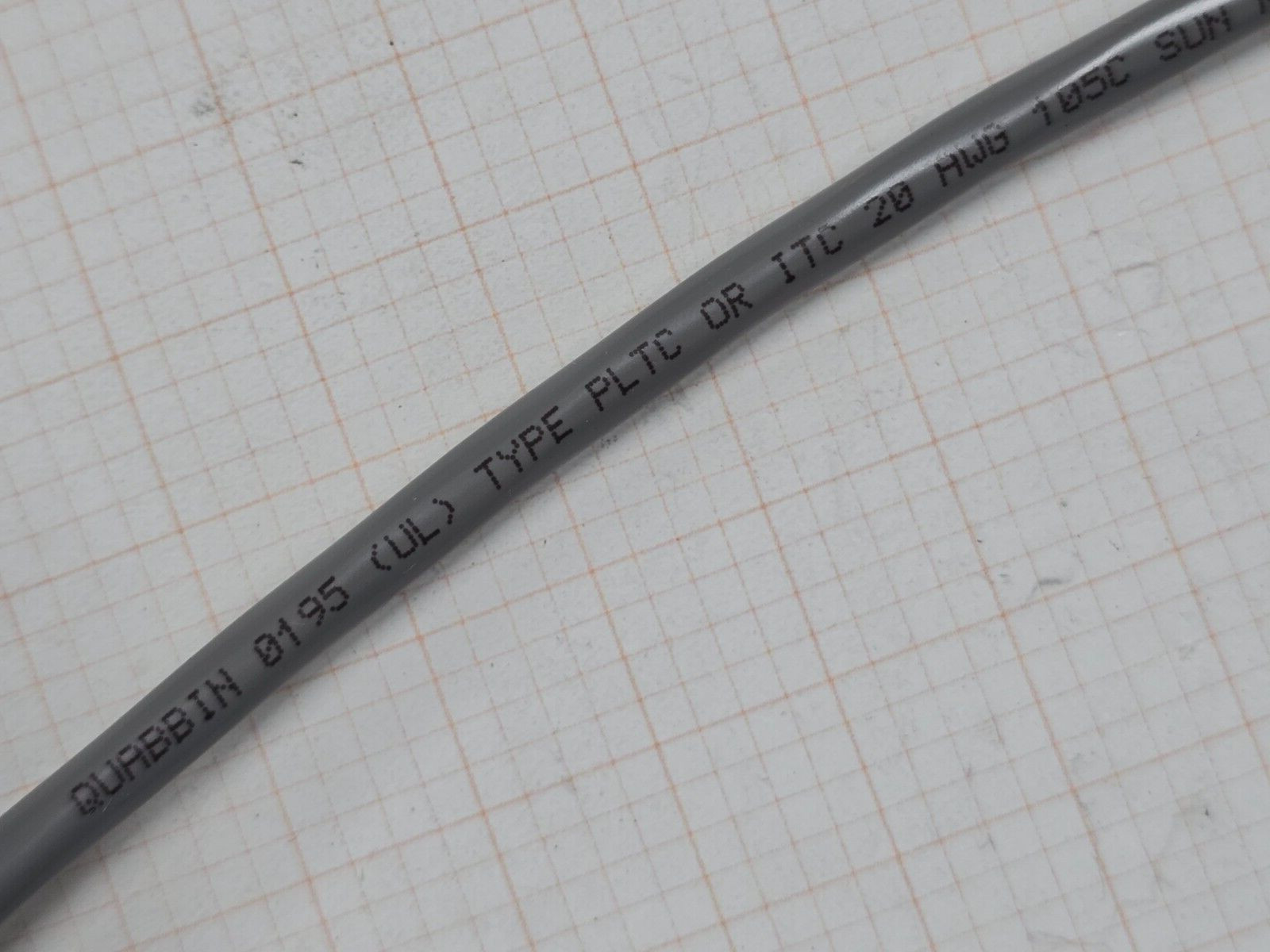 Quabbin 0195 20/3C PLTC Power Limited Tray Cable 105C/300V =Belden 9492 /50ft