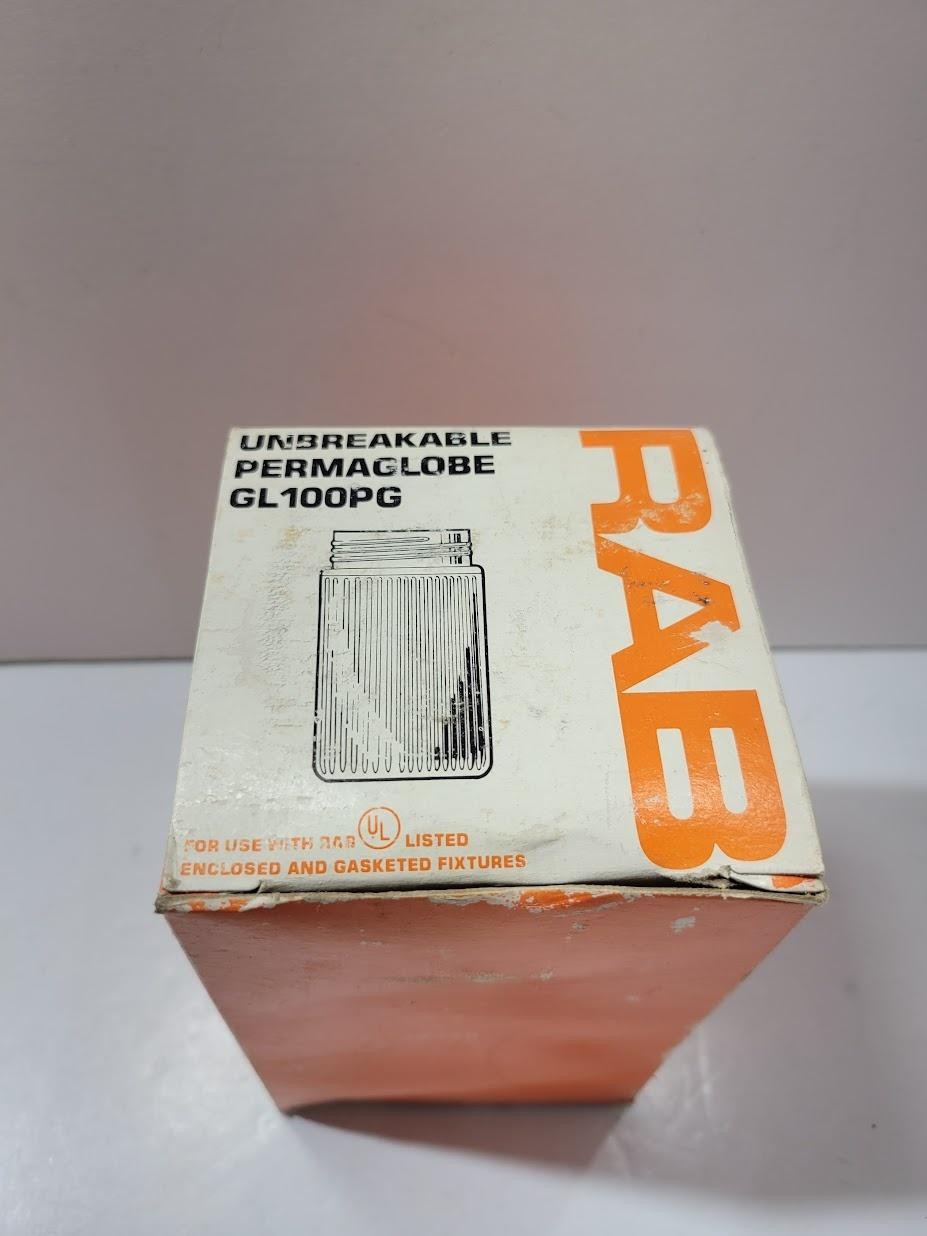 RAB Permaglobe GL100PG Unbreakable 7.5in Replacement Globe for Light Fixture