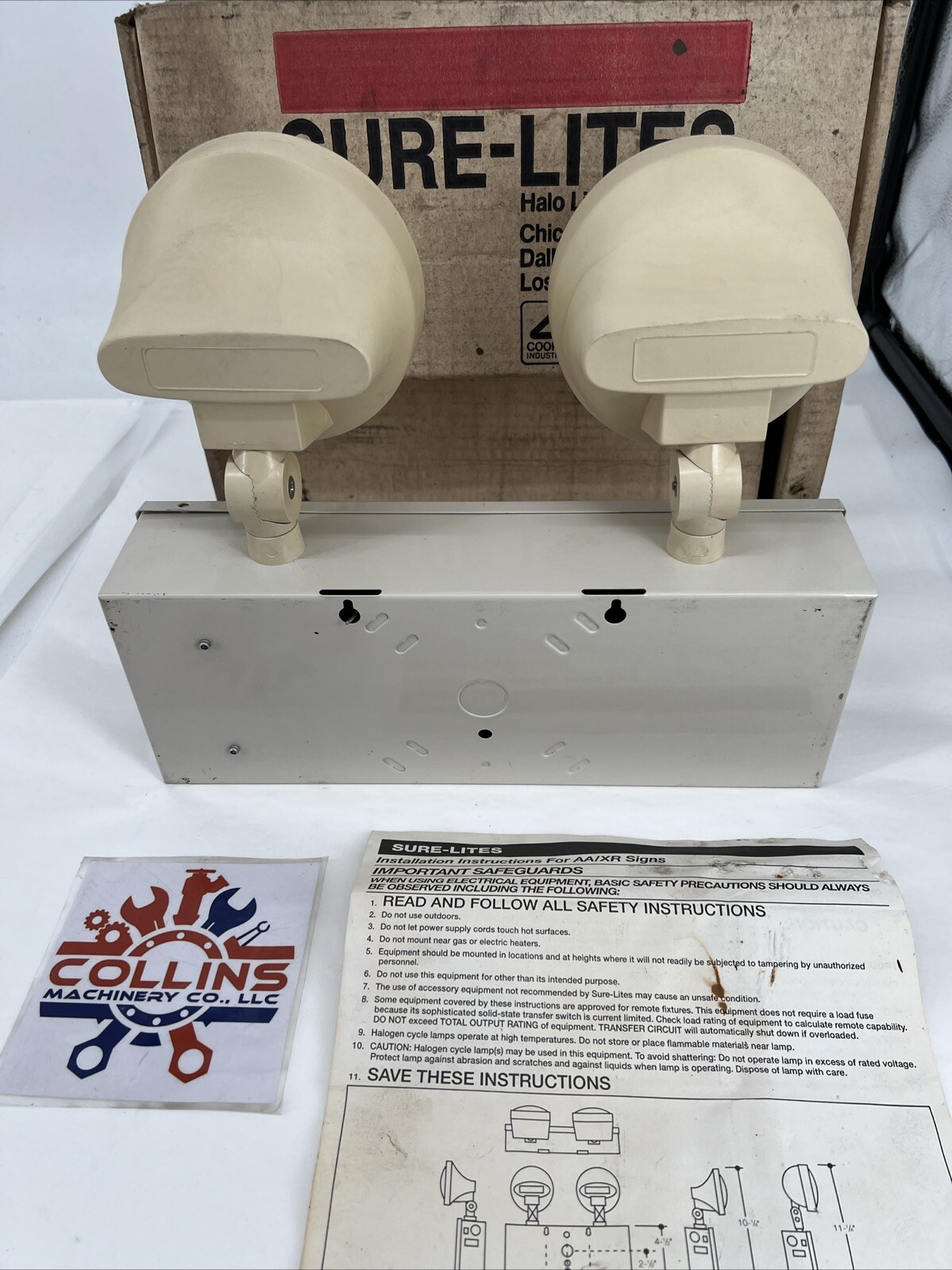 COOPER Sure-lights 5VC07 Flood Lights NOS, 120/277V, Made In USA