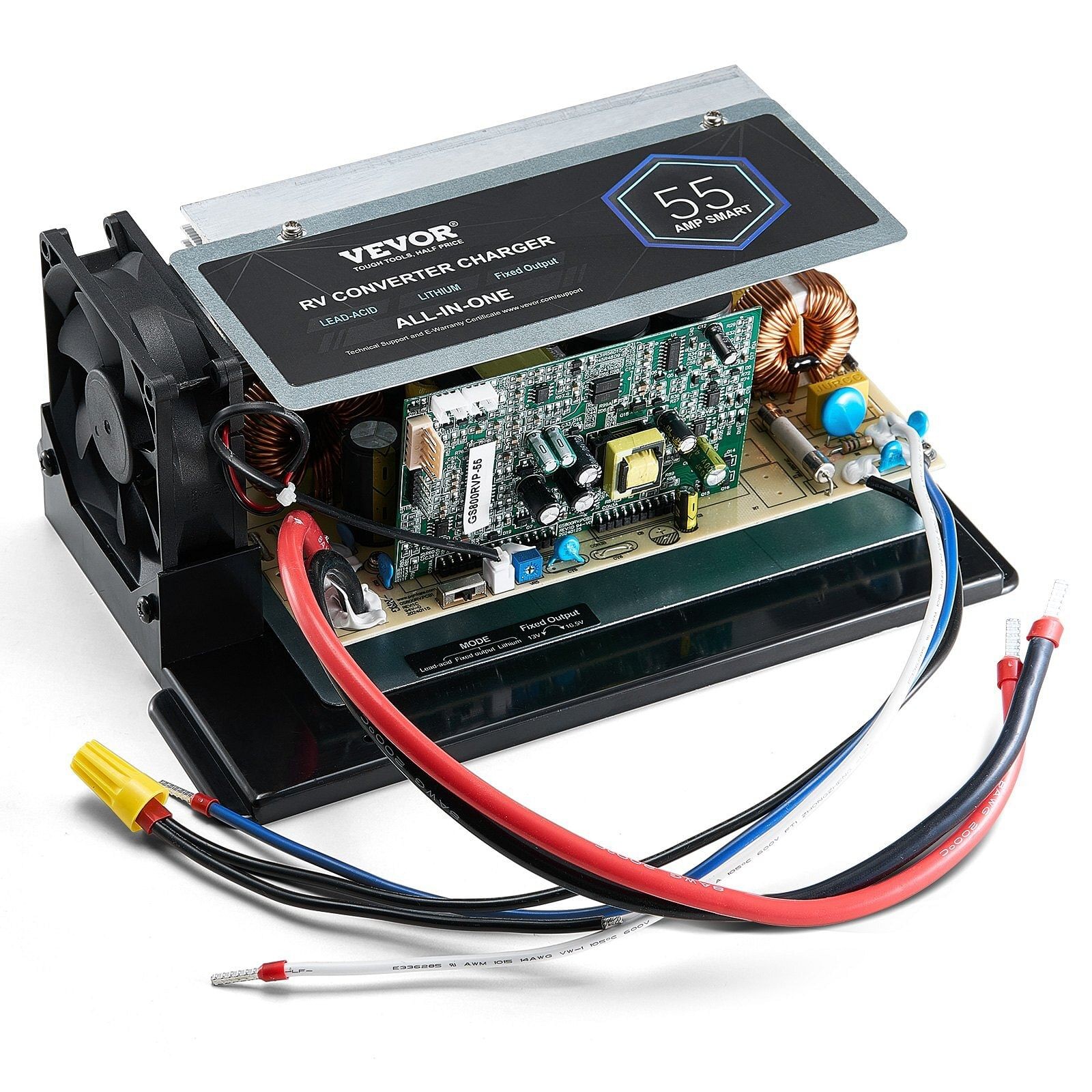 WF-8955-AD-MBA Main Board Assembly, 55 Amp, Three-Stage RV Power Converter Repla