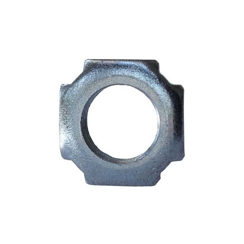 L.H. Dottie LN38, 3/8″, Zinc Plated Steel, Square, Rigid Conduit Locknut, 4pcs