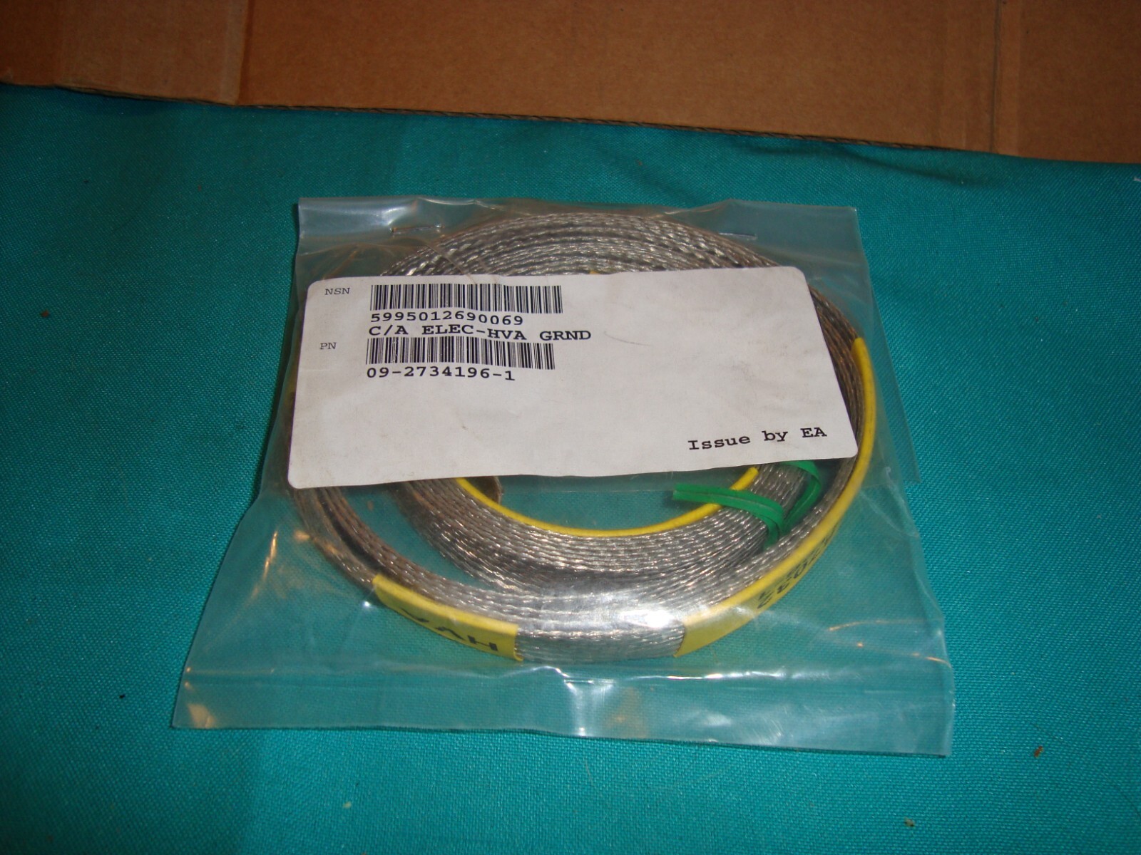 5/8″ BRAIDED GROUND STRAP GROUNDING Tinned Copper Flat Braid *12 feet * *NEW*