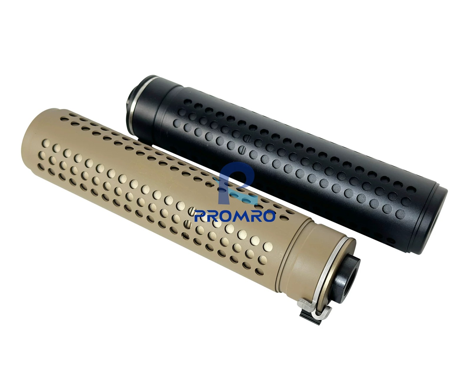KAC/QD Metal Suppressor, 14mm CCW, Inert Decor Part for Jinming Model, Black/FDE