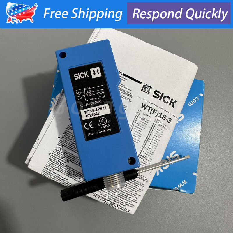 For Sick WT18-3P431 WT183P431 1026032 Photoelectric Sensor Switch 10-30VDC PNP