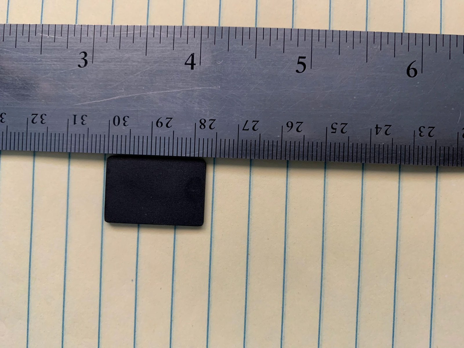 SEMIXICON 24x17x2 mm Electrostatic Proof Porous Ceramic Black Silicon Carbide