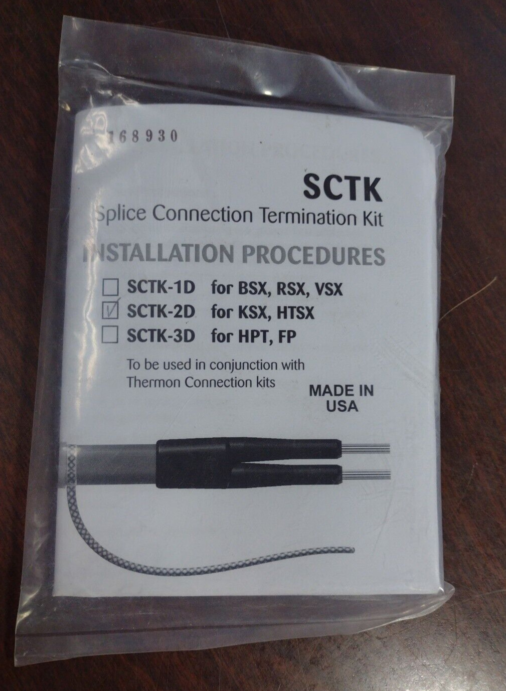 THERMON SCTK-2D SPLICE CONNECTION TERMINATION KIT NEW IN PACKAGING