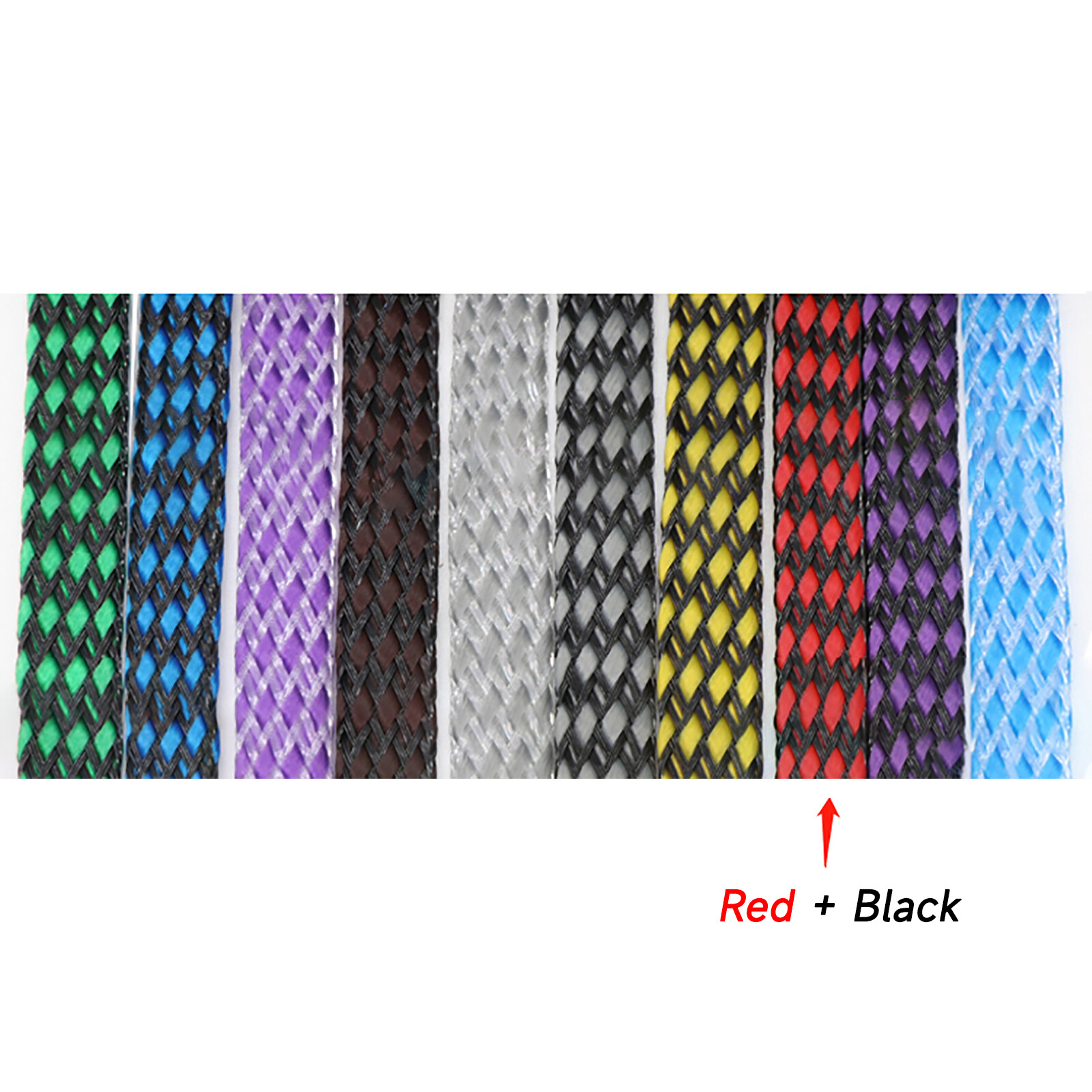 PP/PET Expandable Wire Cable Sleeving Sheathing Braided Loom Tubing 4/8/12mm
