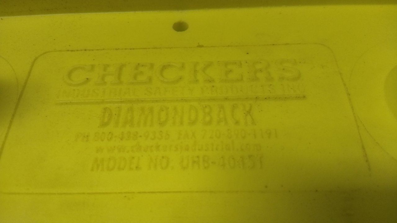 Checkers UHB4045 4-1/2 In Maximum Cable Diameter Yellow Modular Hose Bridge