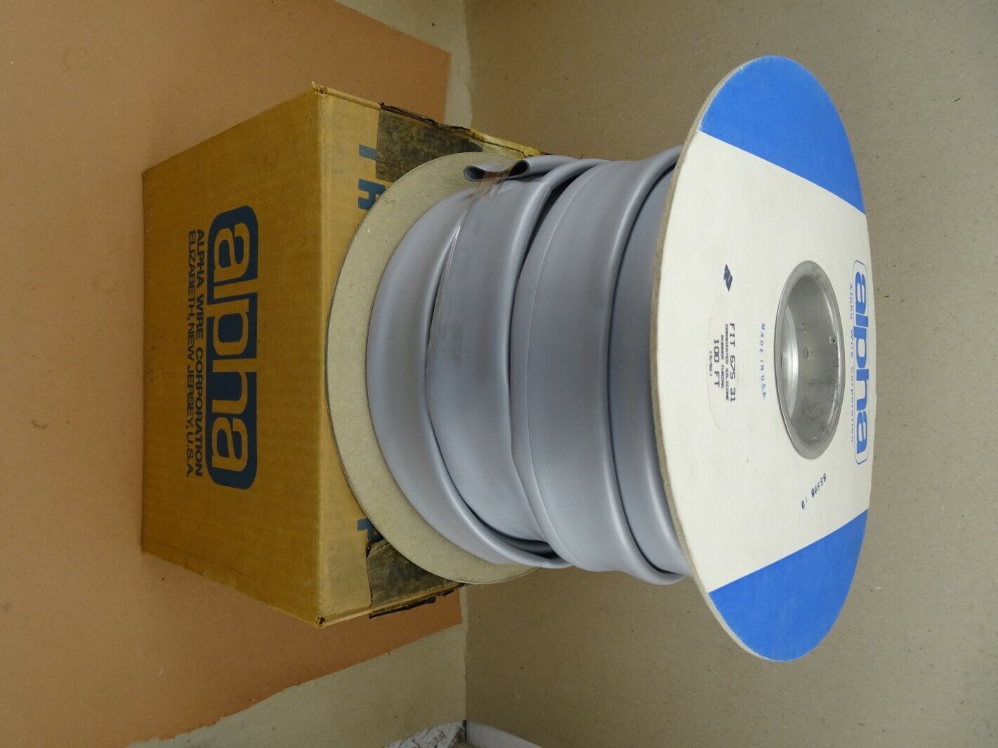 Alpha Wire Corp. Irradiated Silicone Rubber Tubing 100ft, FIT-675-31