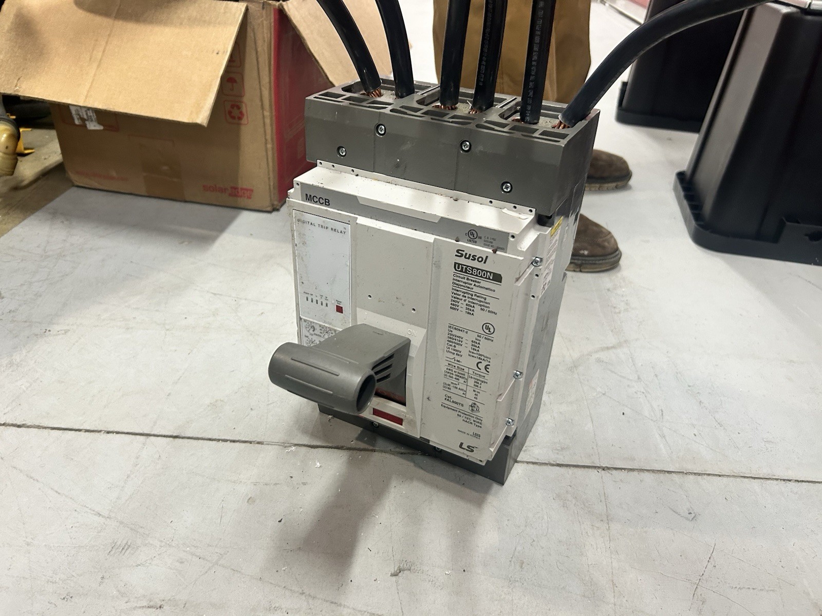 Lot of Industrial Electrical Distribution and Motor Control Equipment. Used