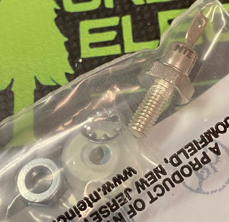 NTE5197A – NTE – ZENER DIODE 22.0V 10W DO-4 5% ANODE CASE