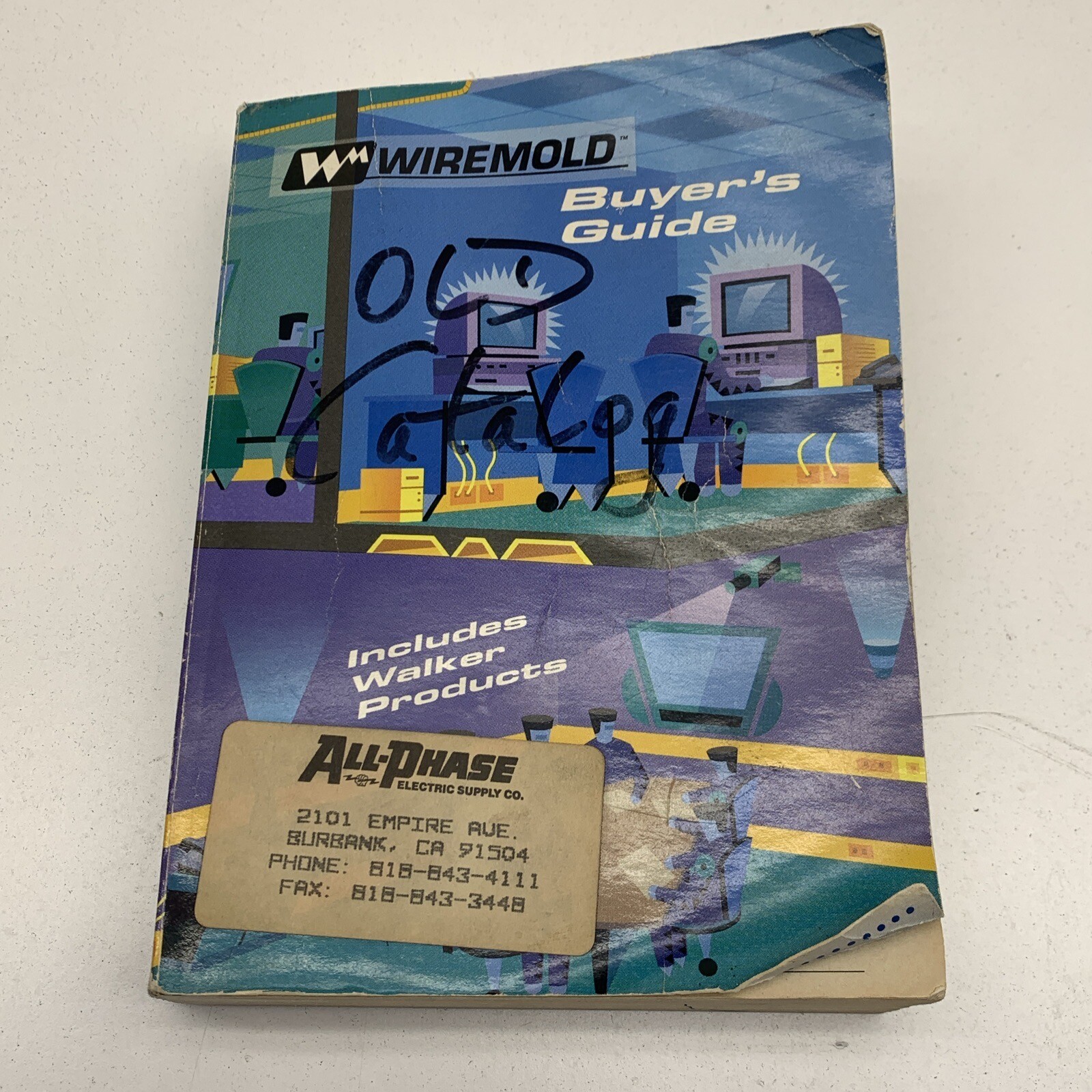 Vintage 1995 Wiremold Walker Products Buyer Guide Catalog Order Book