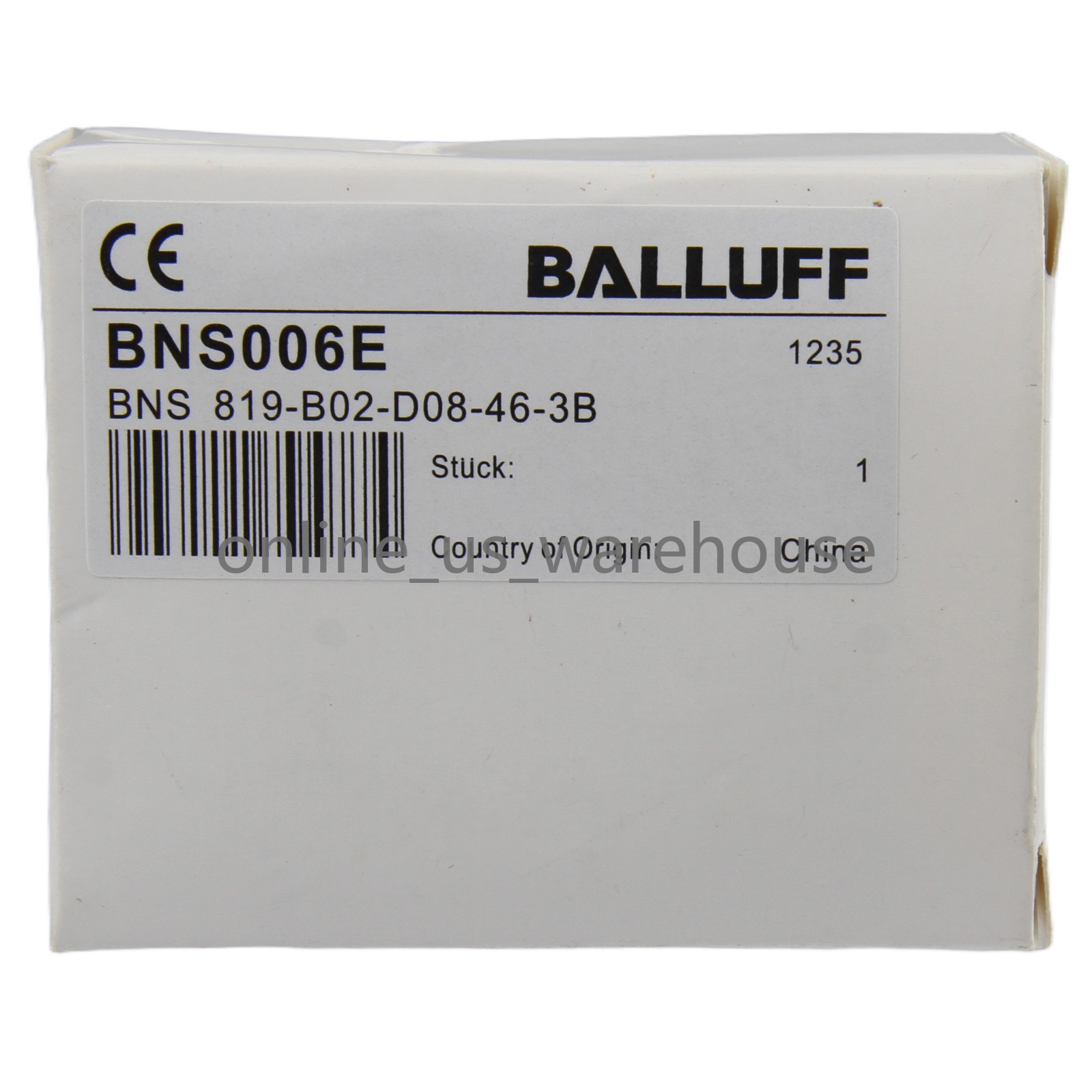 Brand New BALLUFF BNS819-B02-D08-46-3B BNS01P7 Switch