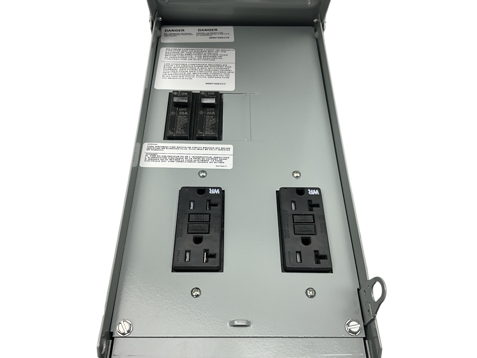 MIDWEST ELECTRIC U011C010 70A TYPE 3R RAINPROOF POWER OUTLET