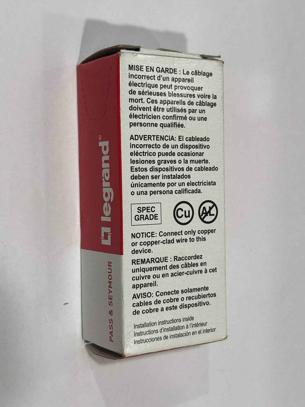 9 PC New Open Legrand IG5362 Isolated Ground Duplex Receptacle, 20A, 125V, Orang