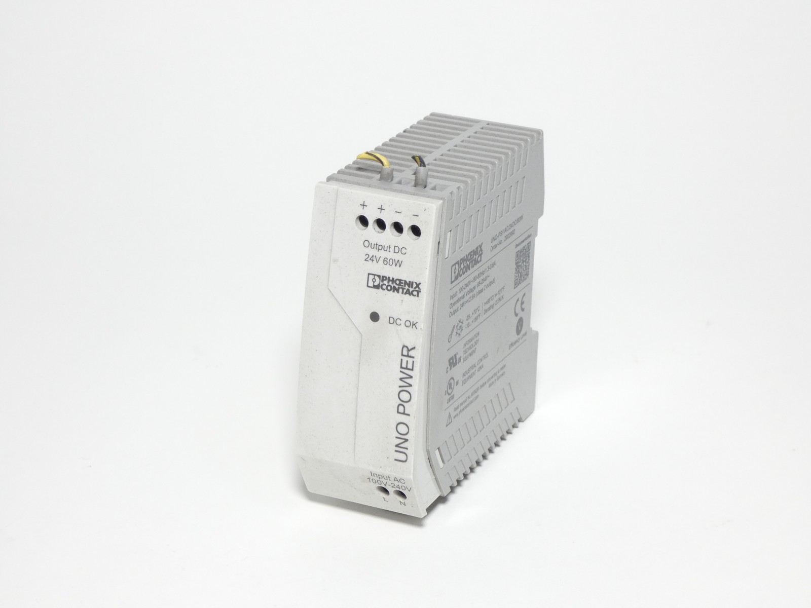 Phoenix Contact 2902992 UNO-PS/1AC/24DC/60W UNO DIN-rail Power Supply Unit