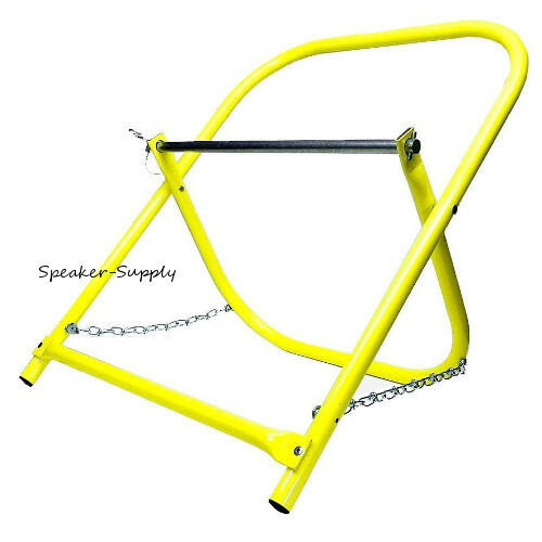 Cable Caddy Directv Dish Installer Spool Reel Wire Holder Folding Yellow RG6