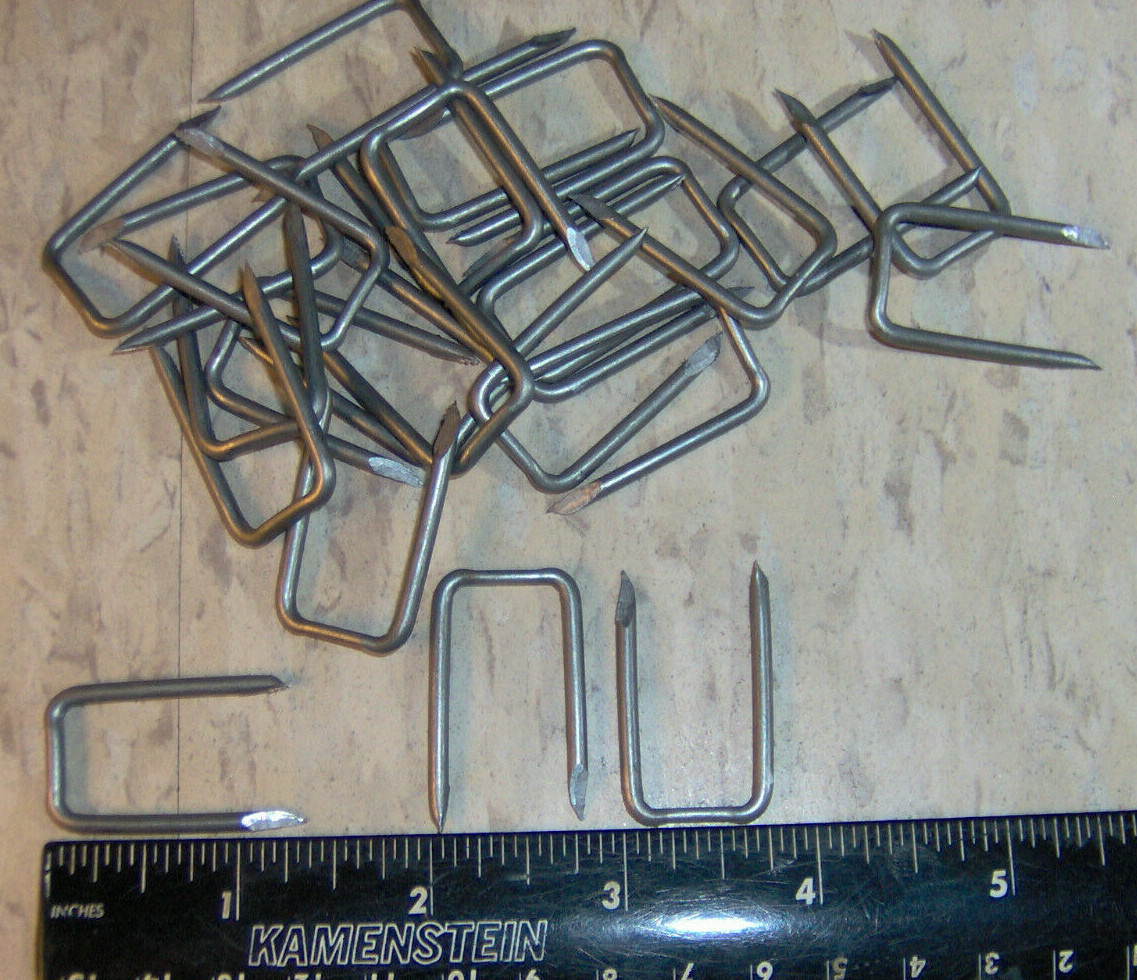 25 Steel 9/16″ x 1 1/4 ELECTRIC CABLE STAPLES 12/3 to 10/3 Romex BRISCON SN100