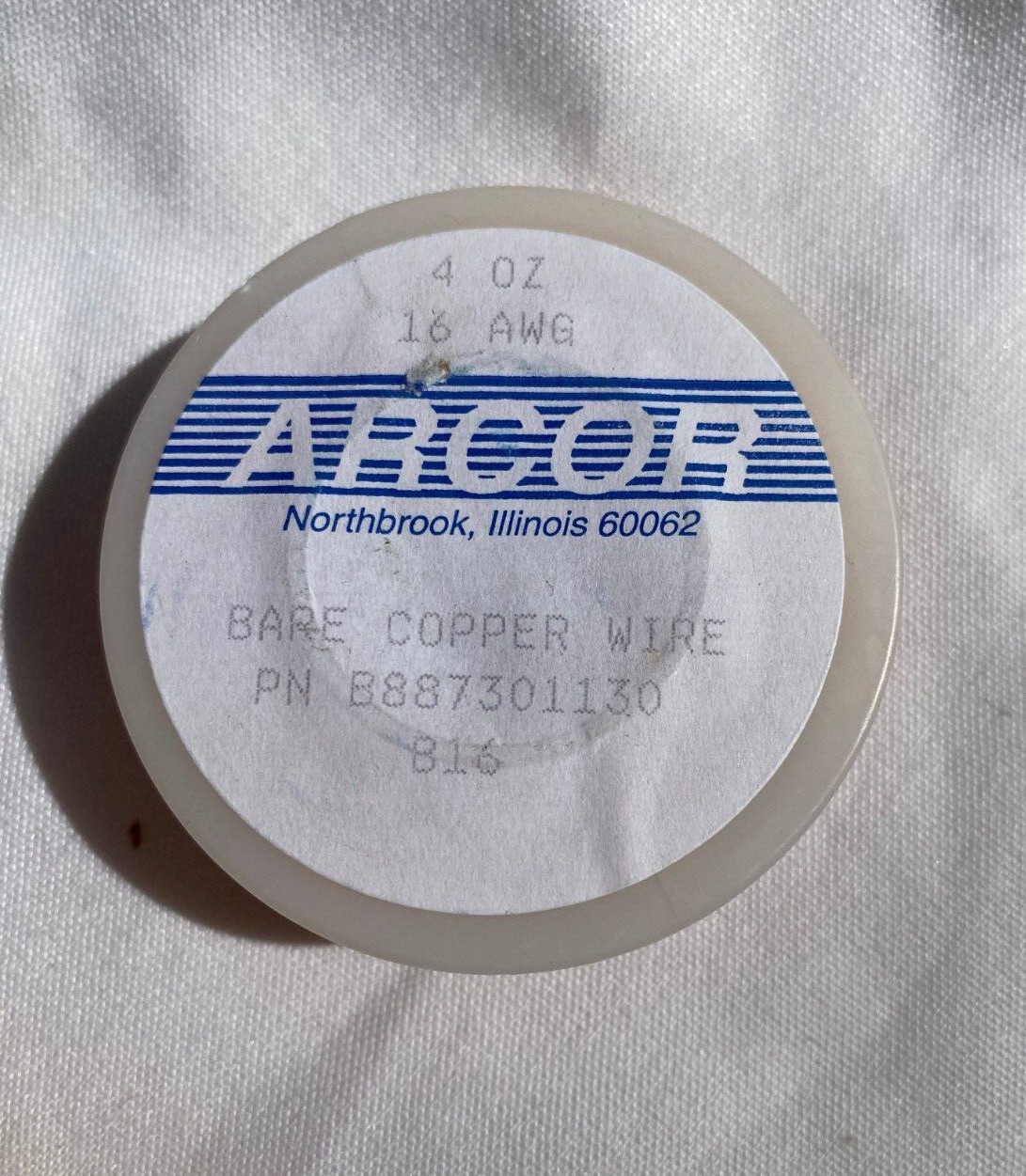 Tinned Copper Wire 16 awg 4 oz Spool