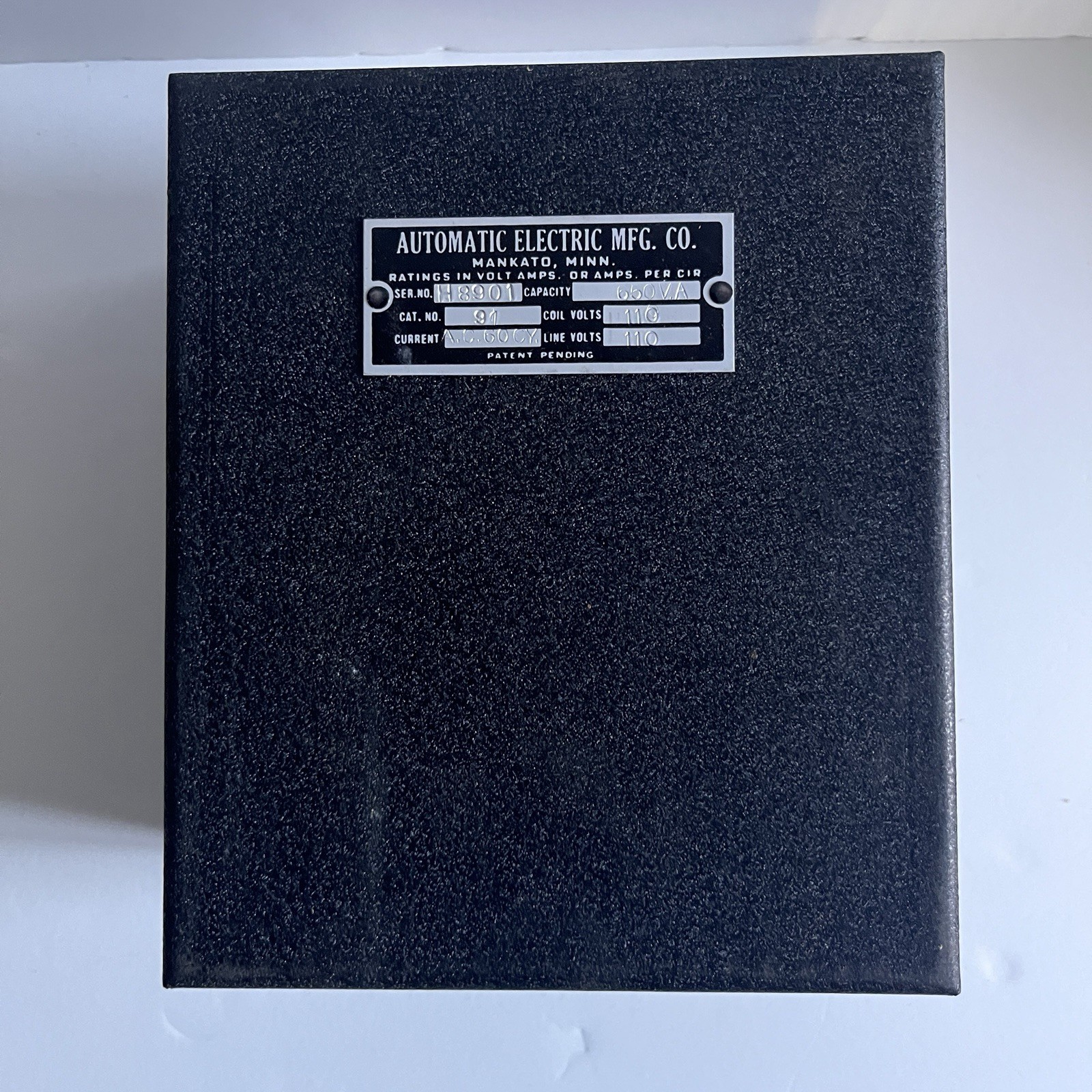 Vintage Automatic Electric Manufacturing Co. Automatic Flasher NOS Catalog No.91