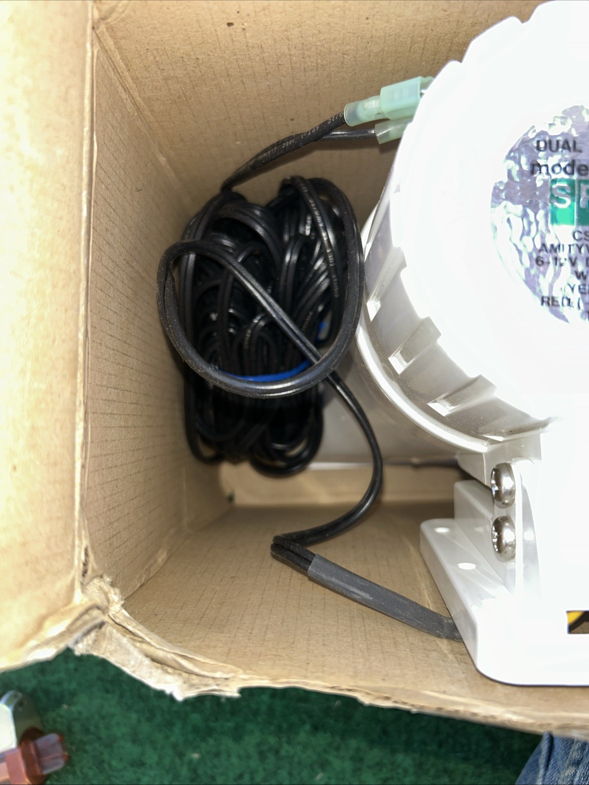 SPECO SA-15RP Dual Tone Siren 30 Watts 120dB 6 To 12 Volt DC 5×8”