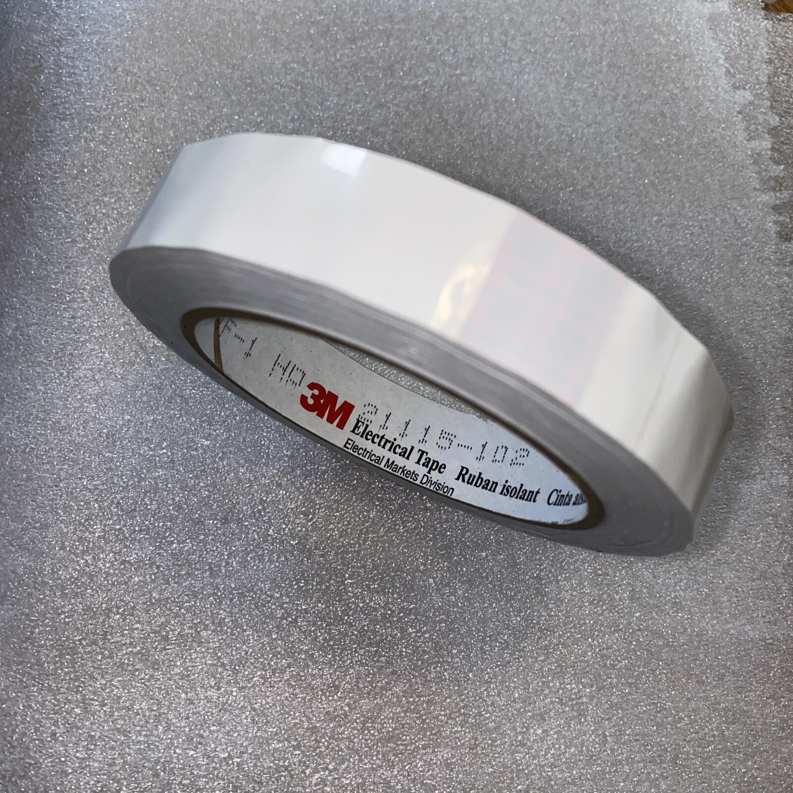 3M 1350F-1 WHITE Electrical Tape, 3/4″x 72yds, Flame Retardant THREE ROLLS