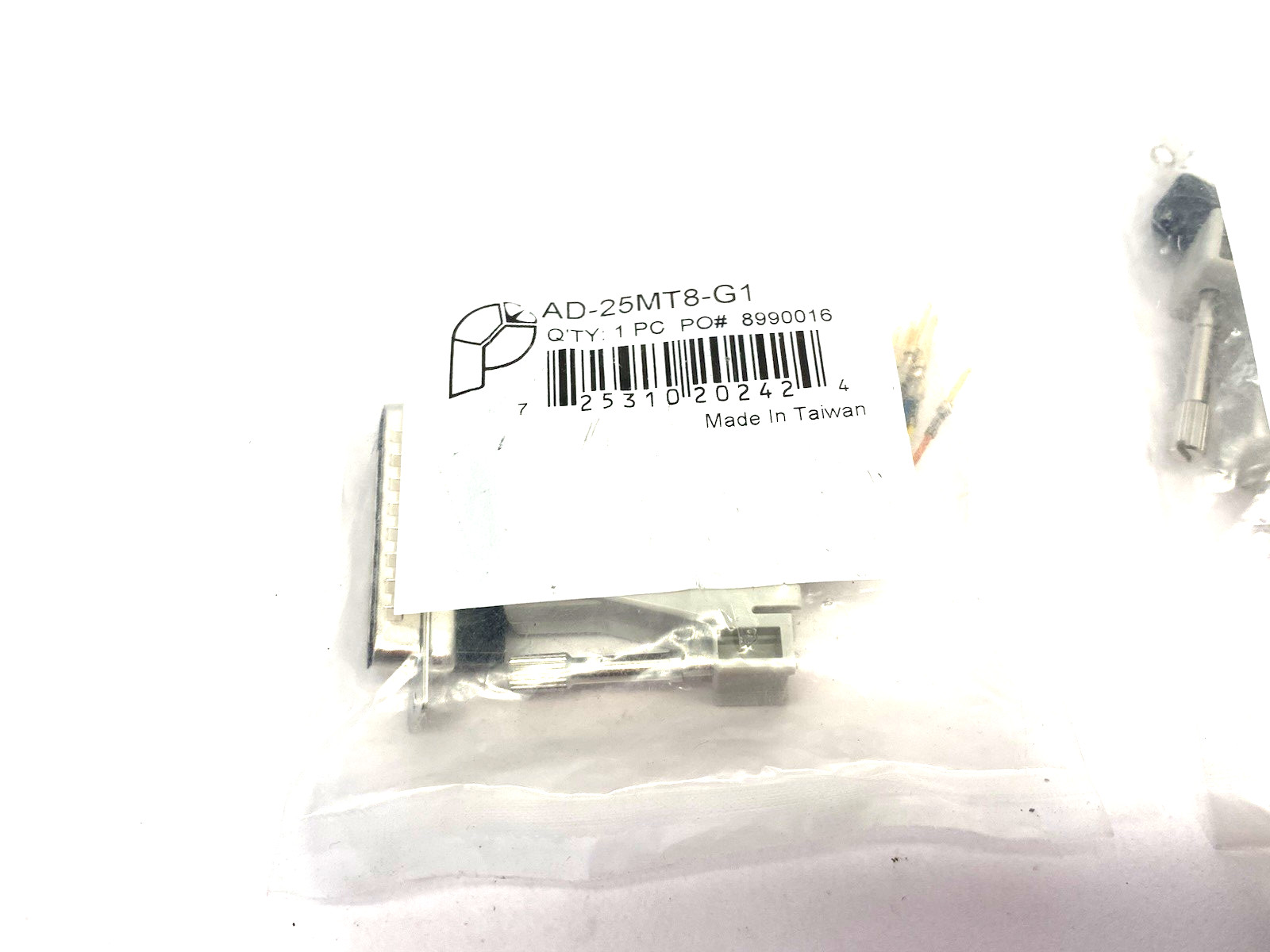 Pan Pacific AD-25MT8-G1 Cable Connection Hood DB25 Male to RJ45 LOT OF 4