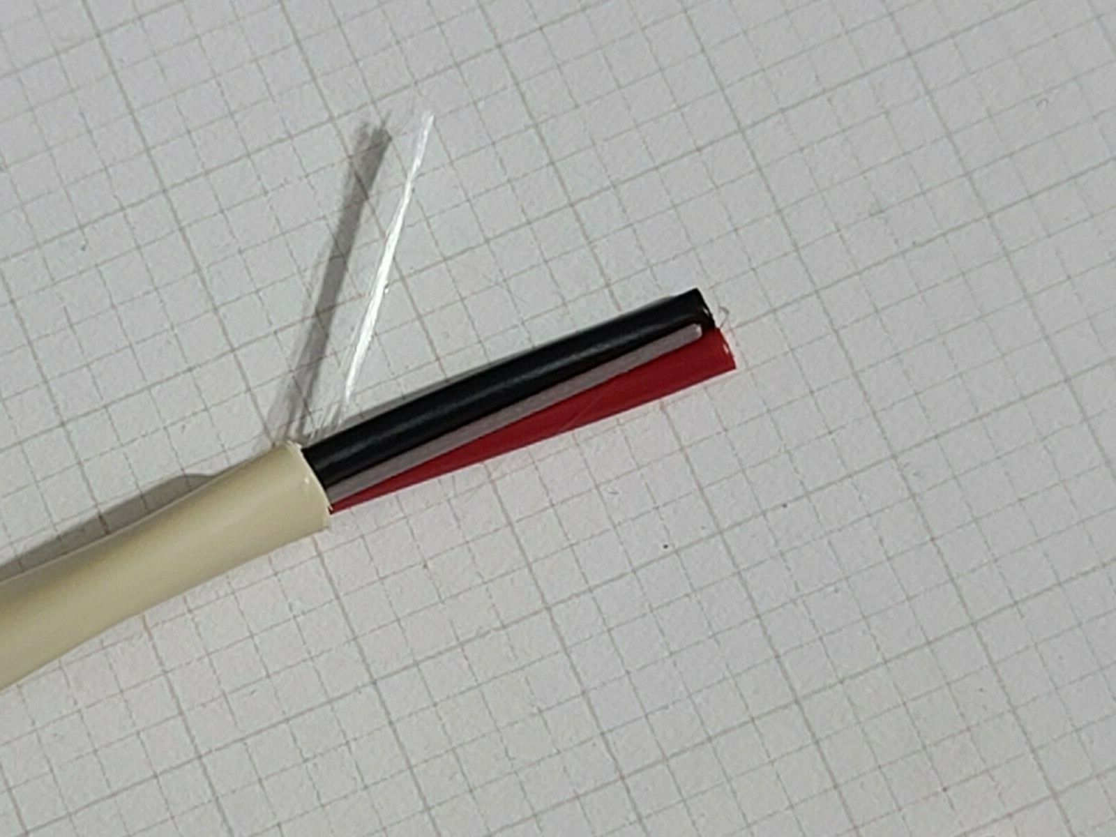 Carol 92772A 24/1C+16/2C Composite Antenna Rotor Cable In/Out CMX/CMR Ivory/50ft