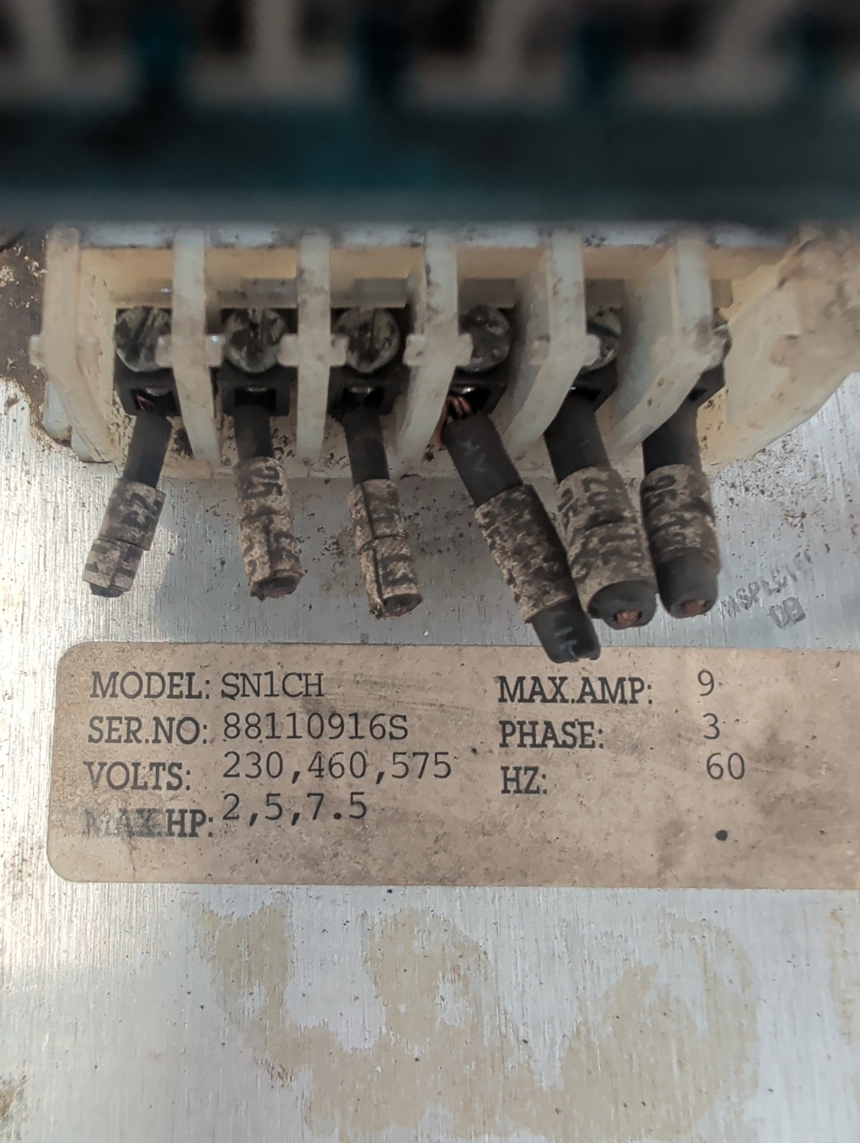 SOFTRON SN1CH SOFT START MOTOR CONTROL 9A 3-PHASE 60HZ 230/460/575