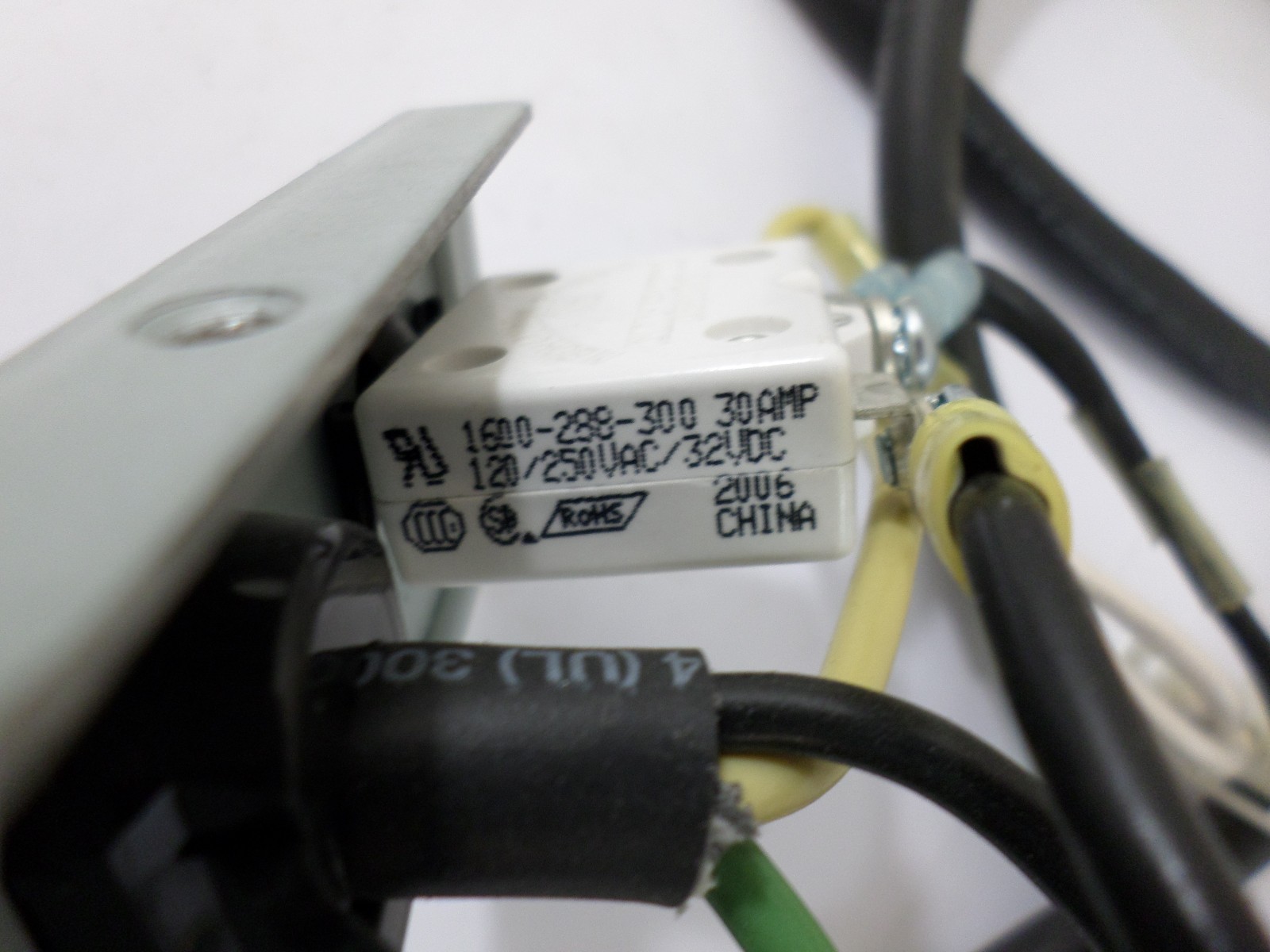 Used P241-3-MSHA Seoprene W/ Mechanical Products 1600-288-300 Breaker 30 AMP
