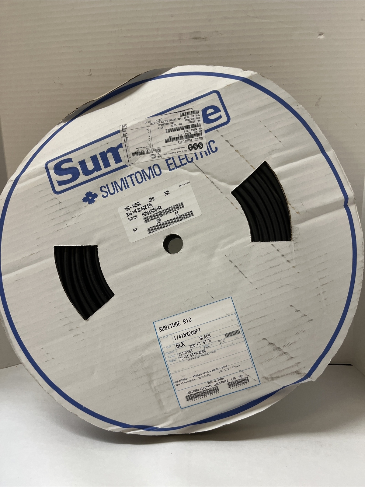 Sumitomo Sumitube R10 1/2 In X 200ft Black